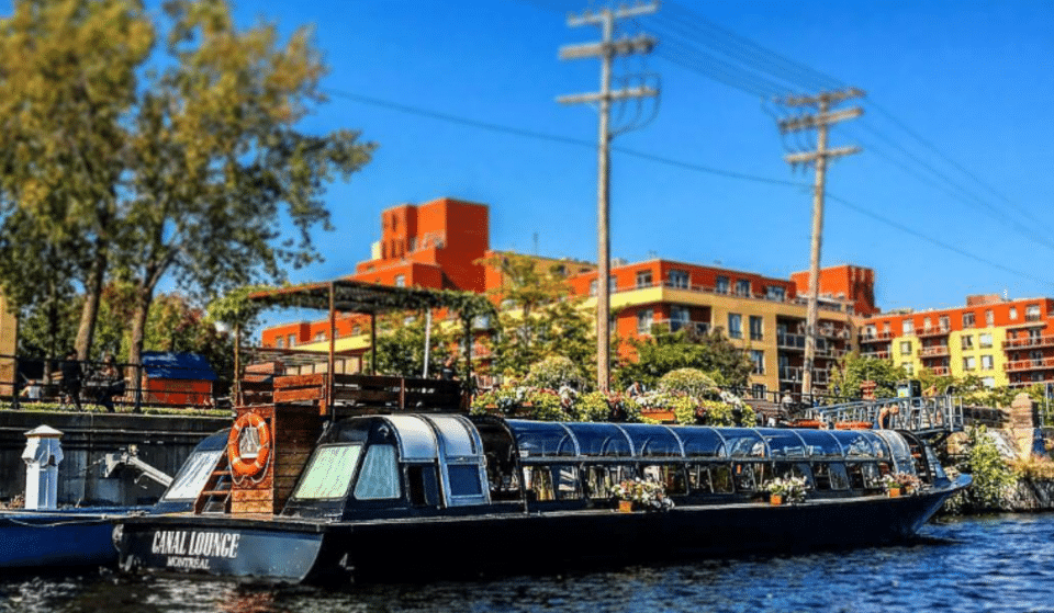 Le magnifique bateau-bar du canal Lachine est de retour cette semaine !