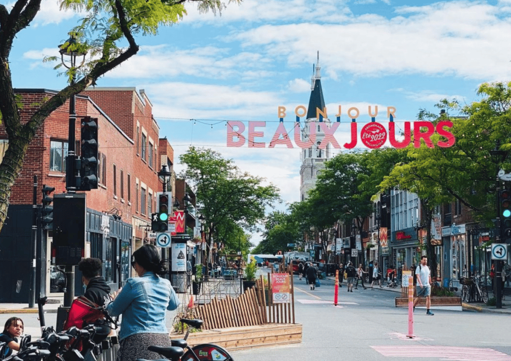 Les rues piétonnes de Montréal sont encore ouvertes !