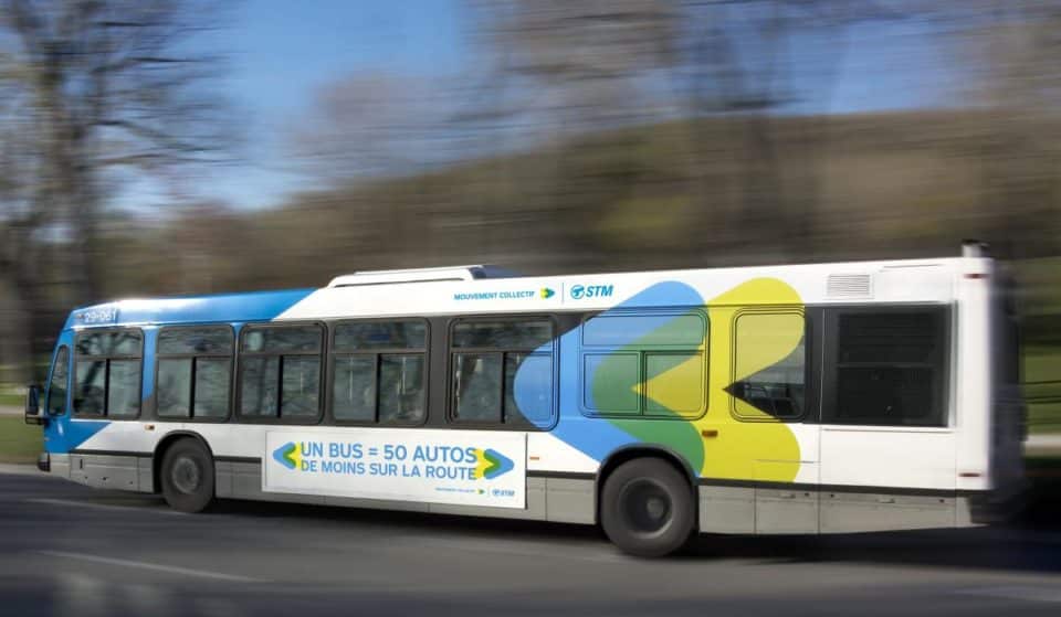La STM ajoute près de 11 km de voies réservées aux autobus à Montréal