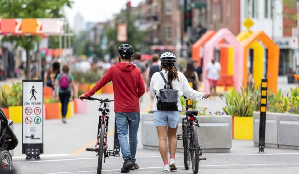 Les rues piétonnes sont de retour à Montréal pour la saison estivale !