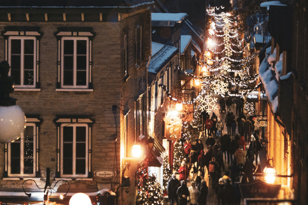 Ce marché de Noël se situe à 2h de Montréal et il figure dans la liste des plus beaux du Canada